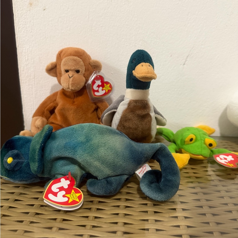 Ty Stuffed Animal Set RARE